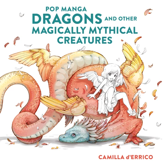 Książka Pop manga dragons and other magically mythical creatures Camilla D'Errico