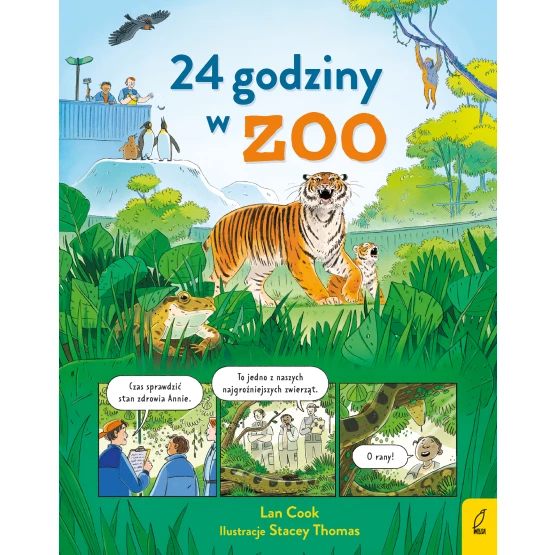 Książka 24 godziny w zoo Lan Cook