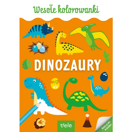 Książka Wesołe kolorowanki. Dinozaury Praca zbiorowa