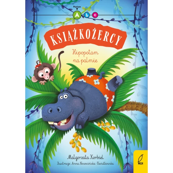 Książka Książkożercy. Hipopotam na palmie. Poziom 1 Małgorzata Korbiel