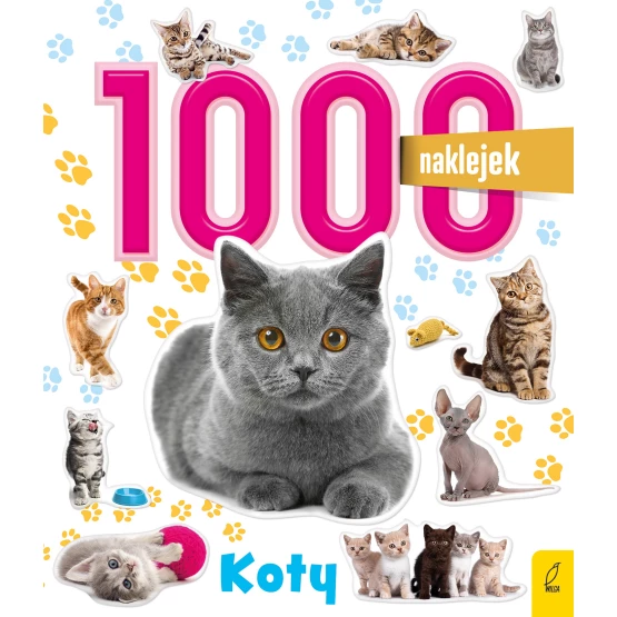Książka 1000 naklejek. Koty Małgorzata Biegańska-Hendryk