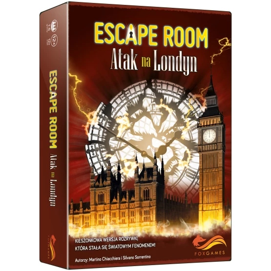 Gra logiczna Escape Room. Atak na Londyn