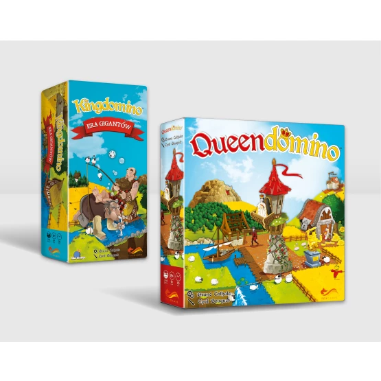 Gra familijna Pakiet: Queendomino / Kingdomino - Era Gigantów