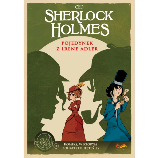 Gra paragrafowa Sherlock Holmes. Pojedynek z Irene Adler. Komiks paragrafowy