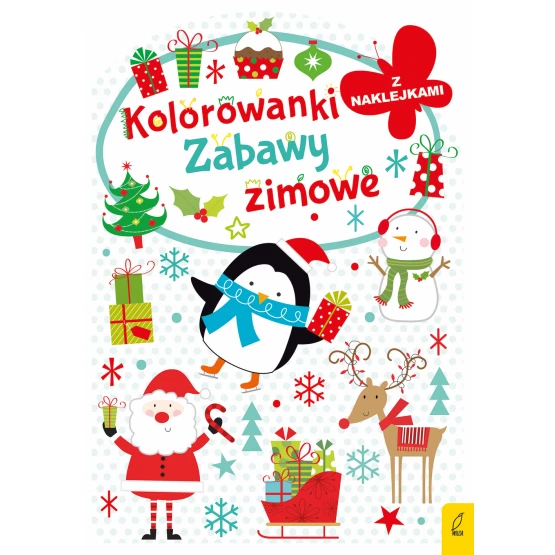 Książka Kolorowanka z wykrojnikiem. Zabawy zimowe Praca zbiorowa