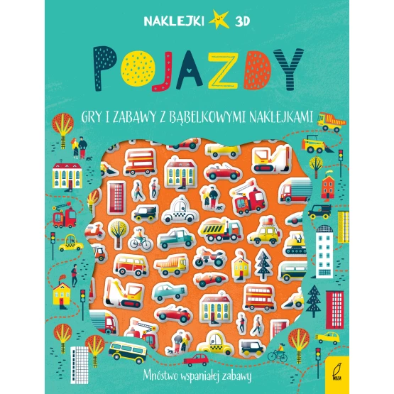 Książka Wypukłe naklejki. Pojazdy Praca zbiorowa