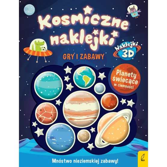 Książka Kosmiczne naklejki. Gry i zabawy Praca zbiorowa