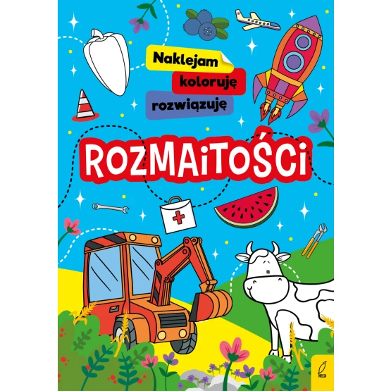 Książka Naklejam, koloruję, rozwiązuję. Rozmaitości Praca zbiorowa