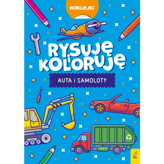 Książka Rysuję i koloruję. Auta i samoloty Praca zbiorowa