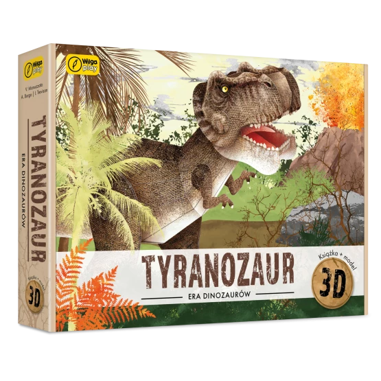 Książka Tyranozaur. Model 3D + książka Irena Trevisan