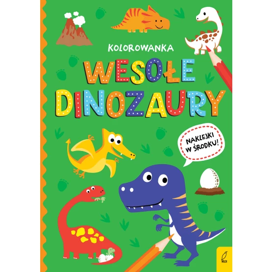 Książka Wszystko o dinozaurach. Wesołe dinozaury Praca zbiorowa