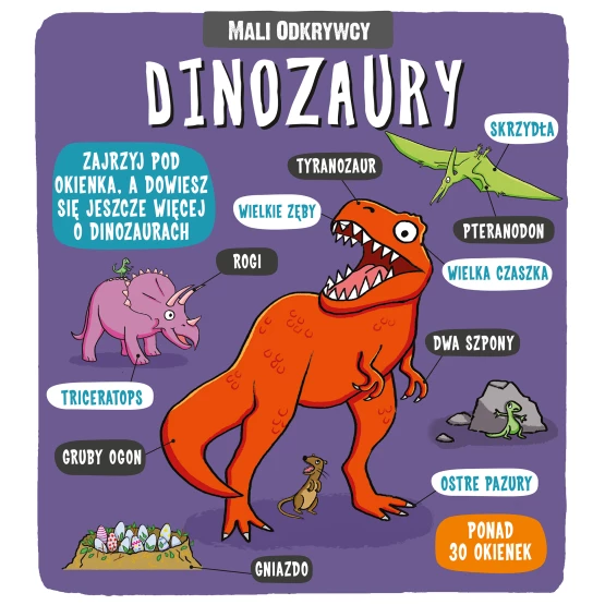 Książka Mali odkrywcy. Dinozaury praca zbiorowa