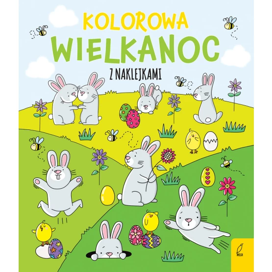 Książka Kolorowa Wielkanoc z naklejkami Ewelina Protasewicz