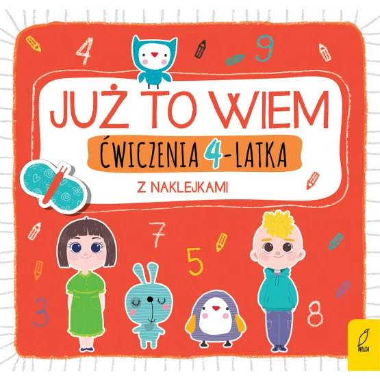 Książka Już to wiem. Ćwiczenia 4-latka z naklejkami Praca zbiorowa