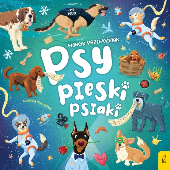 Książka Psy, pieski, psiaki Marcin Przewoźniak