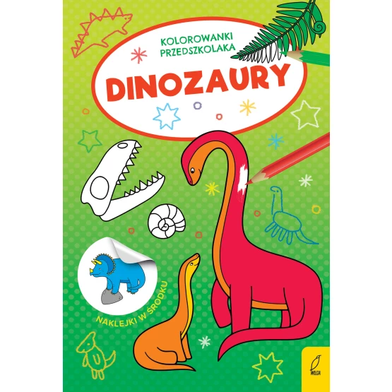 Książka Kolorowanki przedszkolaka. Dinozaury Praca zbiorowa