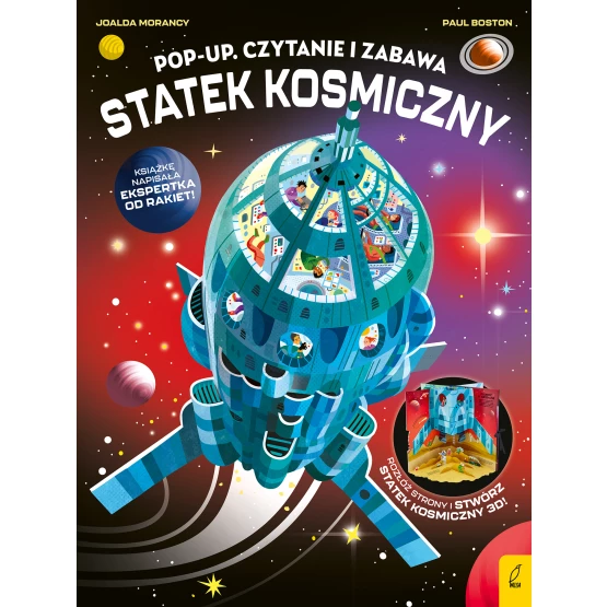 Książka Statek kosmiczny. Pop-Up. Czytanie i zabawa Joalda Morancy