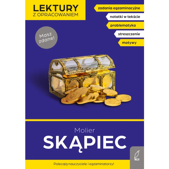 Książka Lektury z opracowaniem. Skąpiec - Molier Irena Zarzycka