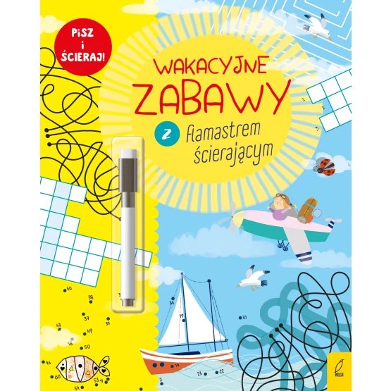 Książka Wakacyjne zabawy z flamastrem ścierającym Praca zbiorowa