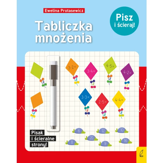 Książka Pisz i ścieraj. Tabliczka mnożenia Praca zbiorowa