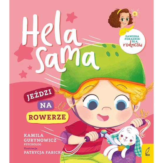 Książka Hela sama jeździ na rowerze Kamila Gurynowicz
