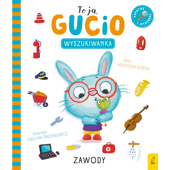 Książka Zawody. Wyszukiwanka. Gucio, to ja! Agnieszka Sobich