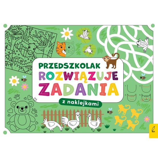 Książka Przedszkolak rozwiązuje zadania. Zeszyt zielony Praca zbiorowa