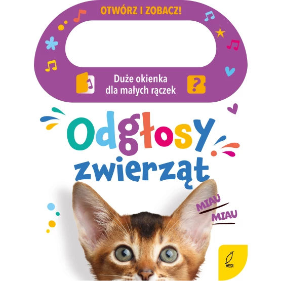 Książka Otwórz i zobacz! Odgłosy zwierząt Patrycja Klempas