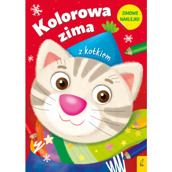 Książka Kolorowa zima z kotkiem Praca zbiorowa