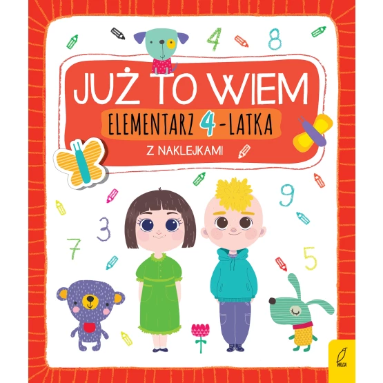Książka Już to wiem. Elementarz 4-latka z naklejkami Katarzyna Borecka