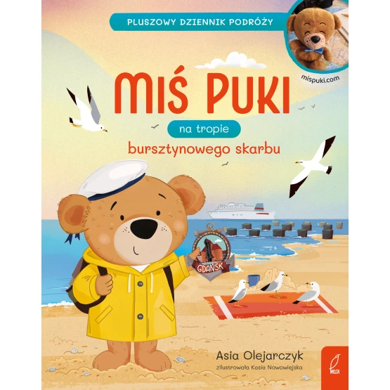 Książka Miś Puki na tropie bursztynowego skarbu Joanna Olejarczyk