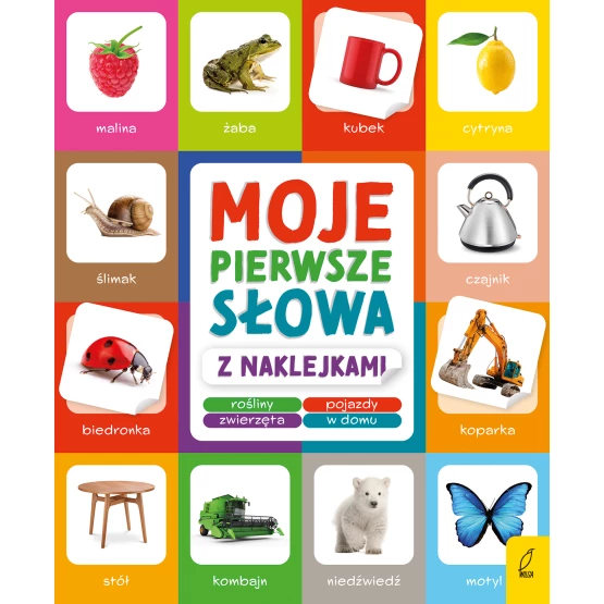 Książka Moje pierwsze słowa z naklejkami Praca zbiorowa