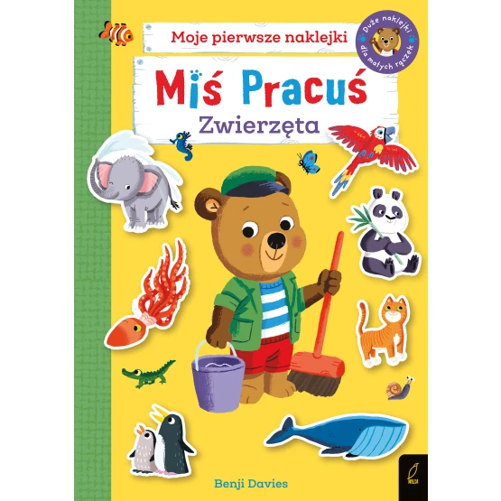Książka Miś Pracuś. Zwierzęta. Książka z naklejkami Praca zbiorowa
