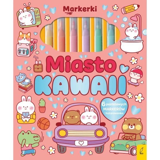 Książka Markerki. Miasto Kawaii Praca zbiorowa