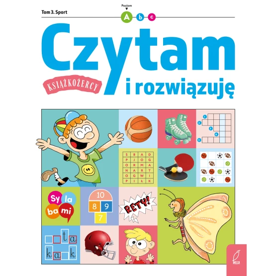 Książka Książkożercy. Czytam i rozwiązuję. Poziom 1. Tom 3. Sport Praca zbiorowa