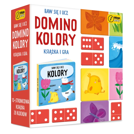 Książka Baw się i ucz. Domino. Kolory. Gra i książka Praca zbiorowa