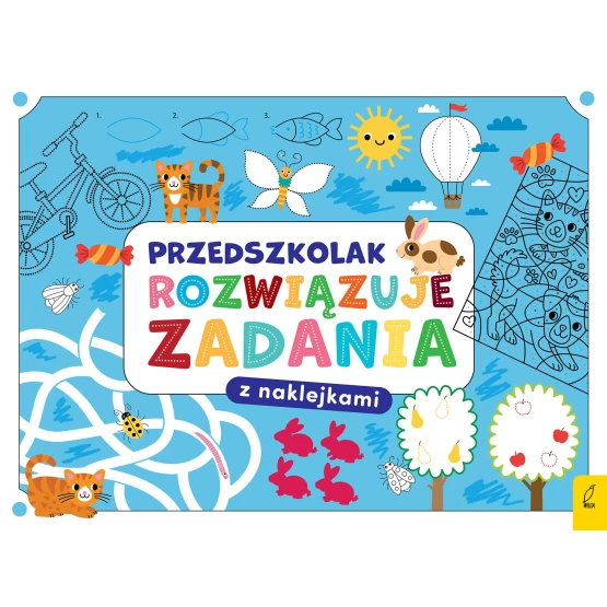 Książka Przedszkolak rozwiązuje zadania. Zeszyt niebieski Praca zbiorowa