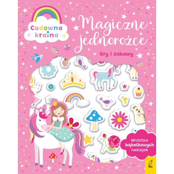 Książka Wypukłe naklejki. Magiczne jednorożce Praca zbiorowa