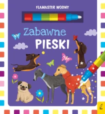 Flamaster wodny. Zabawne pieski