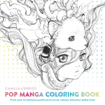 Camilla D'Errico Pop manga coloring book