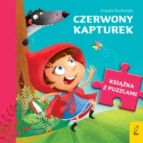 Książka z puzzlami. Czerwony kapturek