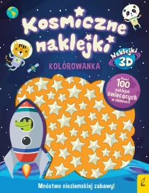 Praca zbiorowa Kosmiczne naklejki. Kolorowanka