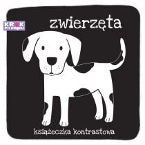 Krok po kroku. Książeczka kontrastowa. Zwierzęta