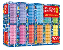 Tabliczka mnożenia. Puzzle 300 elementów + książka