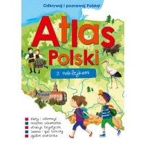 praca zbiorowa Atlas Polski z naklejkami