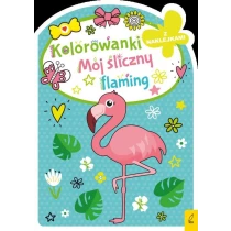Praca zbiorowa Kolorowanka z wykrojnikiem. Mój śliczny flaming