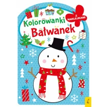 Praca zbiorowa Kolorowanka z wykrojnikiem. Bałwanek