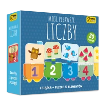 Praca zbiorowa Moje pierwsze liczby. Puzzle + książka
