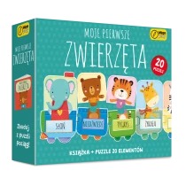 Praca zbiorowa Moje pierwsze zwierzęta. Puzzle + książka
