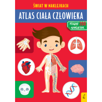 Patrycja Zarawska Atlas ciała człowieka. Świat w naklejkach